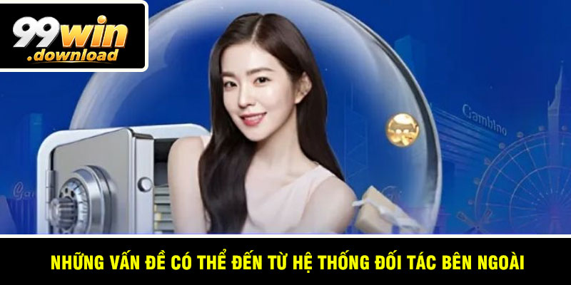 Những vấn đề có thể đến từ hệ thống đối tác bên ngoài